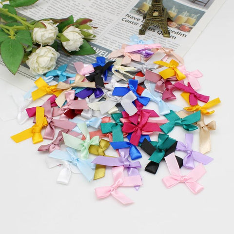 Ribbon Satin Bow Flower Craft Decoration Handwork-HA00028-Veeddydropshipping