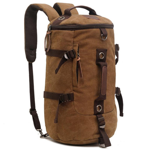 Travel Backpack High Quality Canvas Backpack Student School-BS00326-Veeddydropshipping