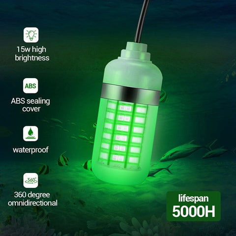 12V Fishing Light 108 2835SMD LED Underwater Fishing Light IP68-TI00961-Veeddydropshipping