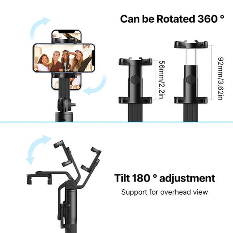 SK-03 1.6M Livestream Selfie 360 Rotation Bluetooth 10M Remote -CE00376-Veeddydropshipping