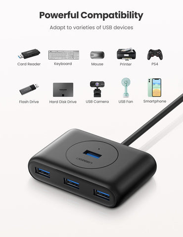 USB Hub 4-Port  Splitter   Extend  Adapter-CO00063-Veeddydropshipping