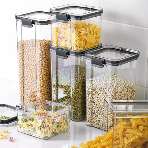 Transparent Food Storage Containers Kitchen Storage-HA00909-Veeddydropshipping