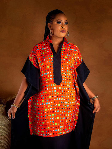 Plus Size African Maxi Dresses for Women-WF01690-Veeddydropshipping