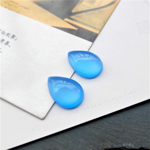 Colorful Water Drop Resin Faux Cat Eye Cabochon Bead Fit DIY -JW01629-Veeddydropshipping