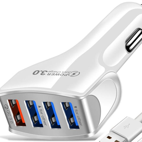 Car Usb Adapter 35W Quick Charger Station-Veeddydropshipping