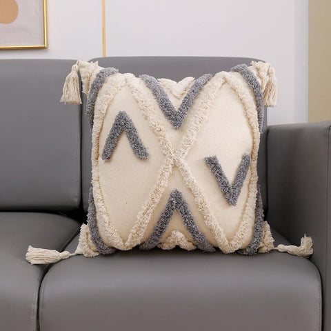 Fringed Suede Pillowcase Bohemian Style Ring Velvet-HA00546-Veeddydropshipping