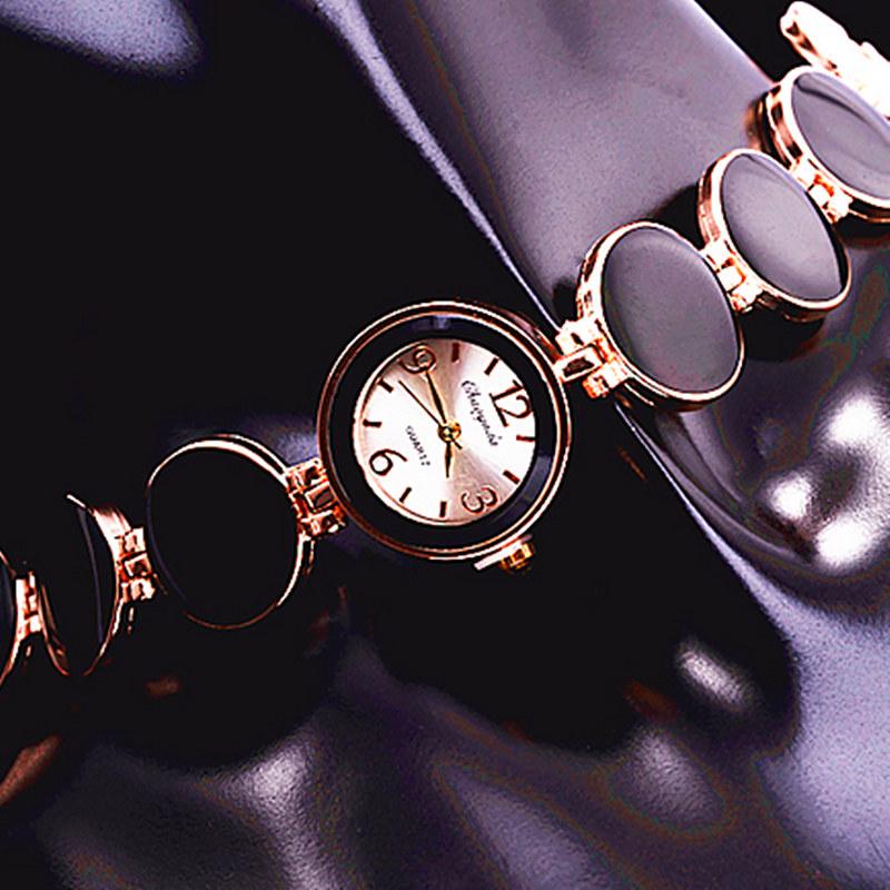 Fashion Casual Colors Wafer Design Round Dial Bracelet Watch -JW01109-Veeddydropshipping