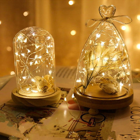 LED String Lights Led Fairy Lights Button Battery Operated Garland Light for Outdoor-TI00944-Veeddydropshipping