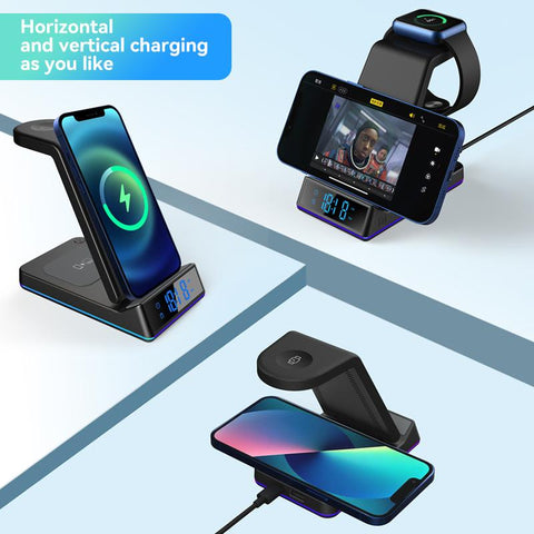 3 in 1 Folding Wireless Charging Station For Galaxy-PA01107-Veeddydropshipping
