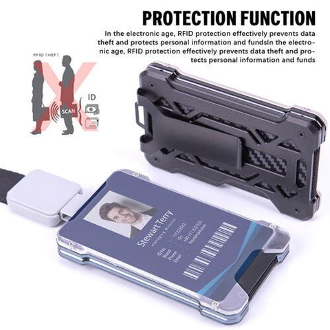 Alloy Slim RFID Blocker Card Holder-MF00774-Veeddydropshipping
