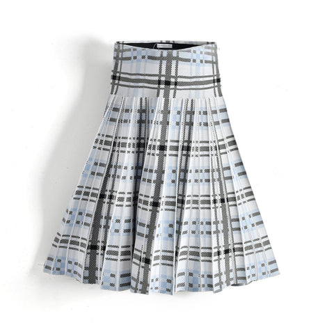 Female Classic Pleated Knit Dresses-WF00415-Veeddydropshipping
