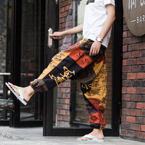 Hip hop Joggers Causal Loose Trousers Aladdin-MF00388-Veeddydropshipping