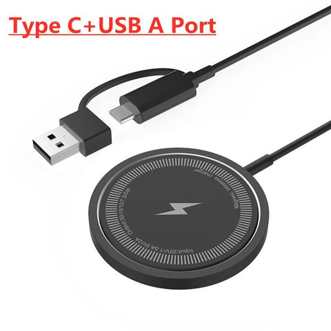 30W Magnetic Wireless Charger Fast Charging Pad Stand for iPhone 14 13 12 Pro Max-PA01044-Veeddydropshipping