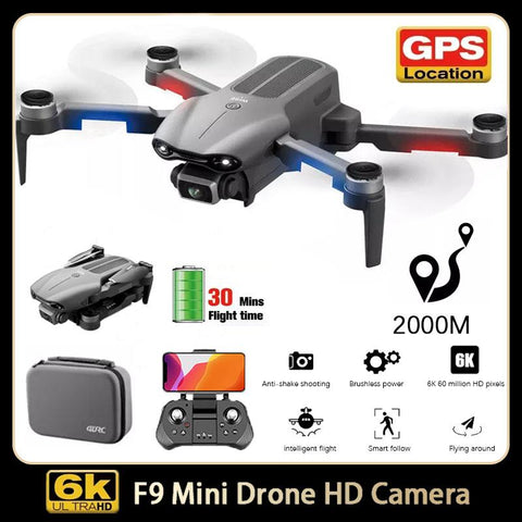 F9 GPS Mini Drone 6K Dual HD Camera 5G Professional Aerial Photography RC Helicopter-TB01414-Veeddydropshipping