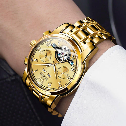 Watches for Men Luxury Automatic Mechanical Waterproof -JW00607-Veeddydropshipping