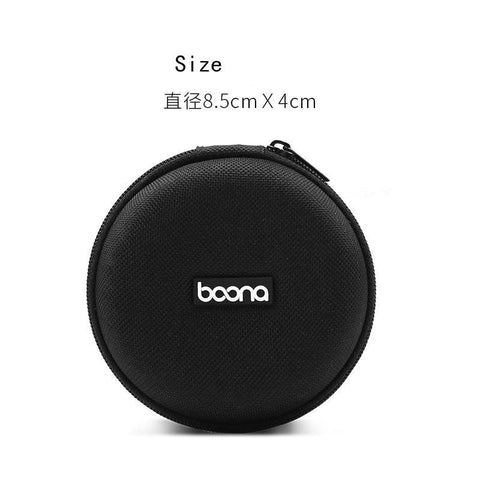 Portable Data Cable Organizer Bag Small EVA Oval Earphone Storage Bags Hard Shell-PA00930-Veeddydropshipping