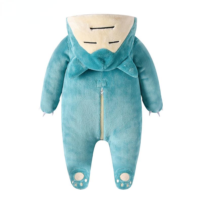 Baby 0-3Y Bodysuits Boys Girls Anime Kigurumis Green Onesie-Veeddydropshipping-2