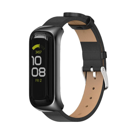 For Samsung Galaxy Fit 2 Straps Leather Bracelet Soft Silicone Sport Band -CE00521-Veeddydropshipping