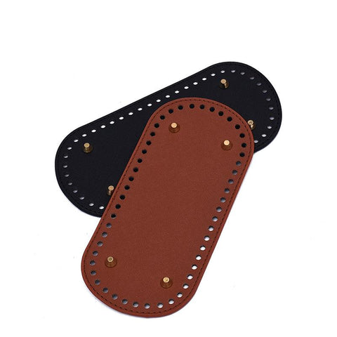 Bag PU leather Bag Base Handmade Bottom With Holes Diy-BS00768-Veeddydropshipping