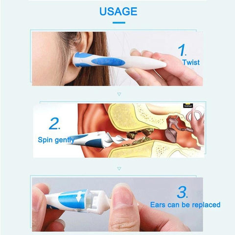Ear Cleaner Ear Wax Cleaning Kit Spiral-BH00861-Veeddydropshipping