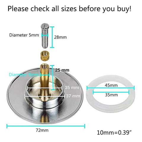 Bathtub Stopper Bathroom Basin Kitchen-HA01041-Veeddydropshipping