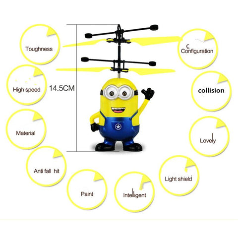 KaKBeir Mini Drone RC Helicopter Aircraft Mini Drone Fly Flashing-TB01398-Veeddydropshipping