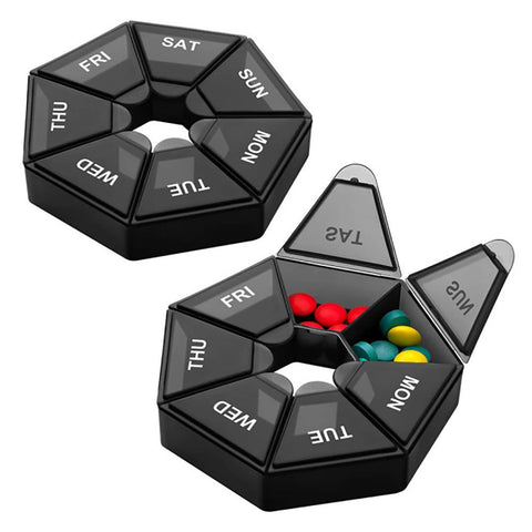 Daily Pill Case Plastic pillbox Tablet Candy Box-HA00797-Veeddydropshipping