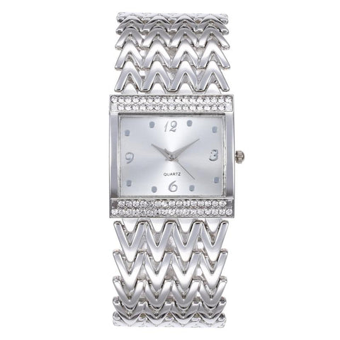 Square Wrist Watches  Stainless Steel Gold Female Watch-JW00891-Veeddydropshipping