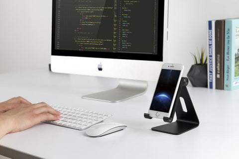Adjustable Aluminum Tablet Stand   Desk Tablet  Holder-CO00438-Veeddydropshipping