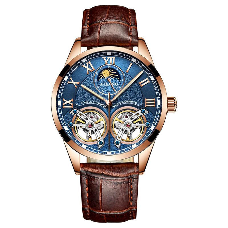 Design Double Flywheel Automatic Mechanical Watch -JW00604-Veeddydropshipping