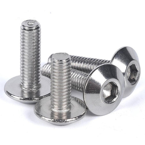 Socket Button Head Screw Bolts Round Flat-TI00600-Veeddydropshipping