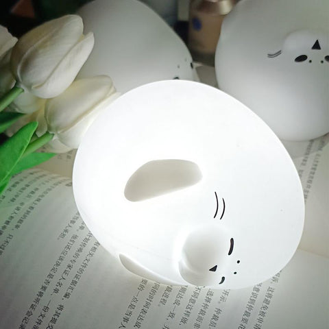 Cute Led Seal Silicone Small Night Light-TI00499-Veeddydropshipping