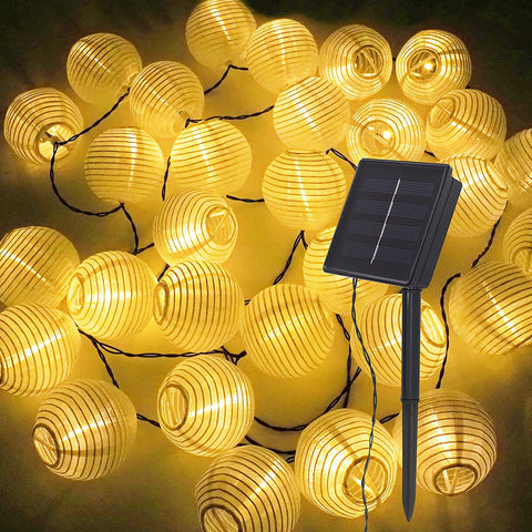 Waterproof Lantern Solar String Fairy Lights 6.5M 30 LED Outdoor Garland-TI00845-Veeddydropshipping