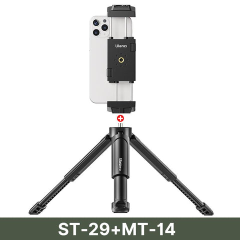 ST-29 Universal Tablet Tripod Mount Stand Phone Holder w Cold Shoe For iPhone iPad -CE00353-Veeddydropshipping
