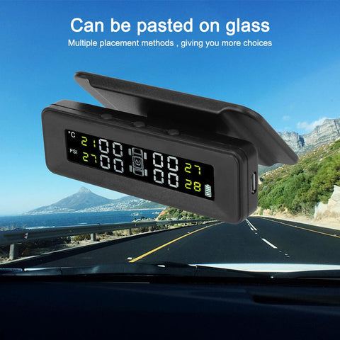 Tire Pressure Monitoring System Air Leak Alarm With 4 External Sensors-AM00590-Veeddydropshipping