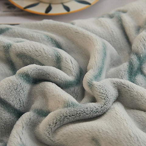Coral Fleece Blanket Bed Covers Bedspread Sofa Cover-HA00450-Veeddydropshipping