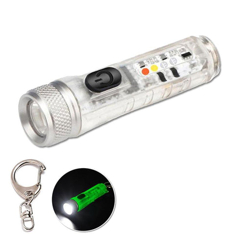 Mini Keychain Flashlight LED Rechargeable Torch Portable Magnetic USB-TI00790-Veeddydropshipping