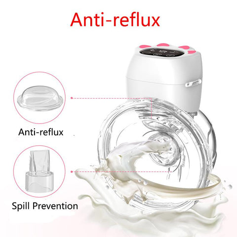 LED Display Hands Free Portable Electric Breast Pump Low Noise-TB00636-Veeddydropshipping