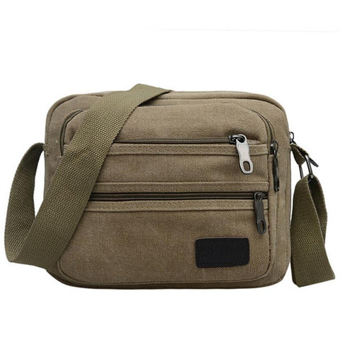 Shoulder Bag Canvas Outdoor Simple Wild Diagonal Unisex Single-BS00410-Veeddydropshipping