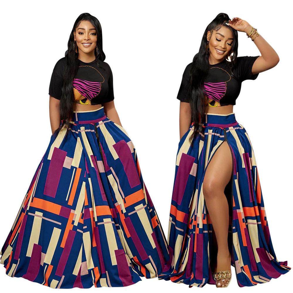 Long African Skirt Clothes Women-WF01511-Veeddydropshipping