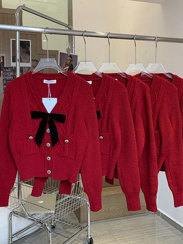Women Elegant Knitwear Jumper Long Sleeve Knitted Pullover Sweater-Veeddydropshipping