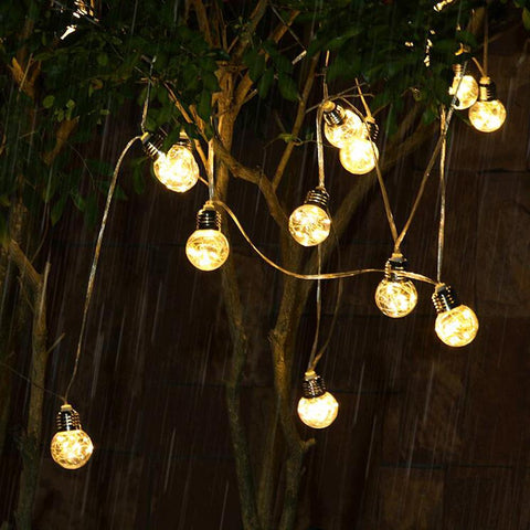 Solar Garden Lights Outdoor, 10/ 20 Bulbs Copper Wire Bulbs String Lights-TI00902-Veeddydropshipping