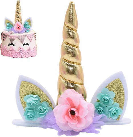 Cake Topper Unicorn Birthday Party Decorations-HA00634-Veeddydropshipping