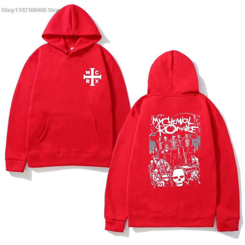 Printed sweatshirt hip-hop trend black hooded pullover-Veeddydropshipping