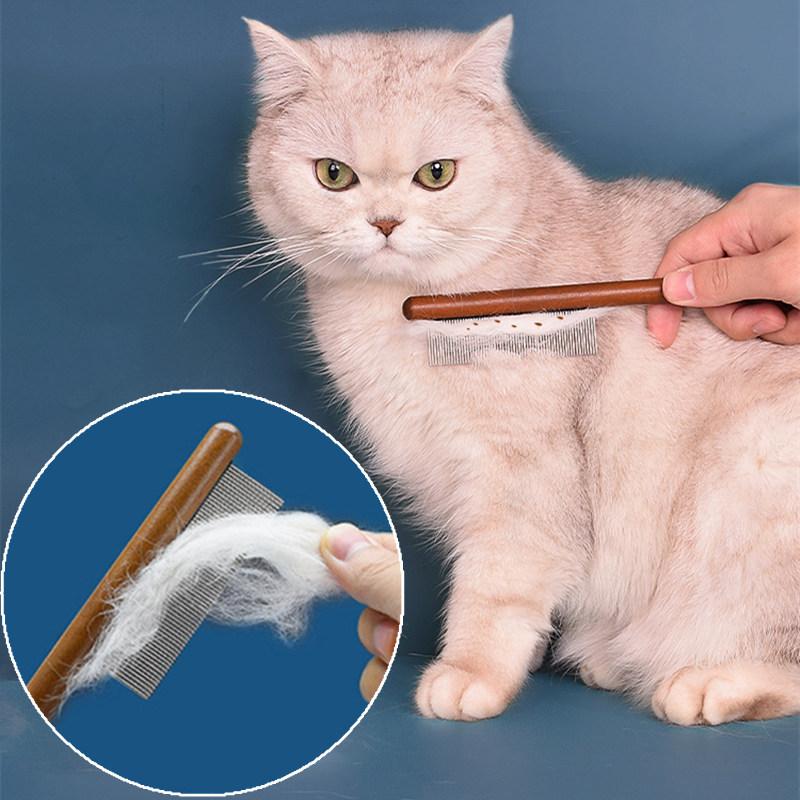 Cat Comb Stainless Steel Pet Hair Remover-HA01991-Veeddydropshipping