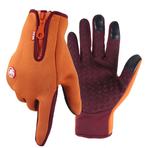 Winter Warm Fleece Full Finger Gloves Outdoor Sports Cycling Running Motorcycle -OS01214-Veeddydropshipping