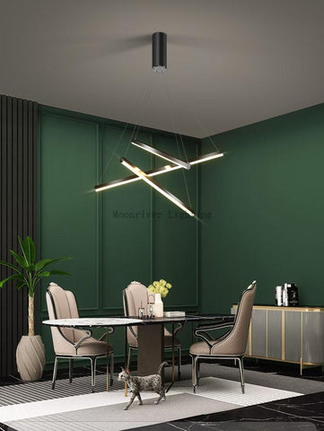 Minimalist Line Iron Chandelier Light-TI00325-Veeddydropshipping