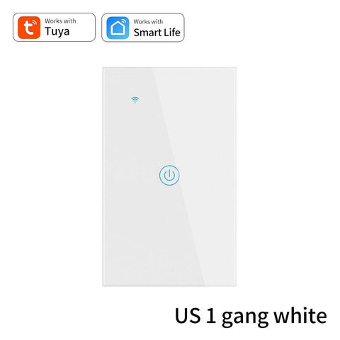Zigbee WiFi Wall Touch Light Switch Control Smart Life 110V 220V Interruptor-CE00652-Veeddydropshipping
