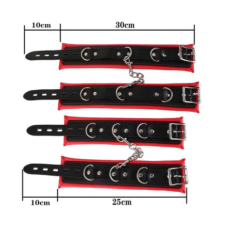 BDSM Bondage Kit Stainless Steel Extendable Spreader Bar Slave Handcuffs -BH01206-Veeddydropshipping