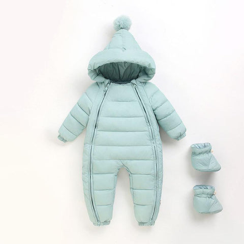 Winter Baby Clothes for Newborn Girls Boys Rompers Warm Jumpsuit-TB00702-Veeddydropshipping